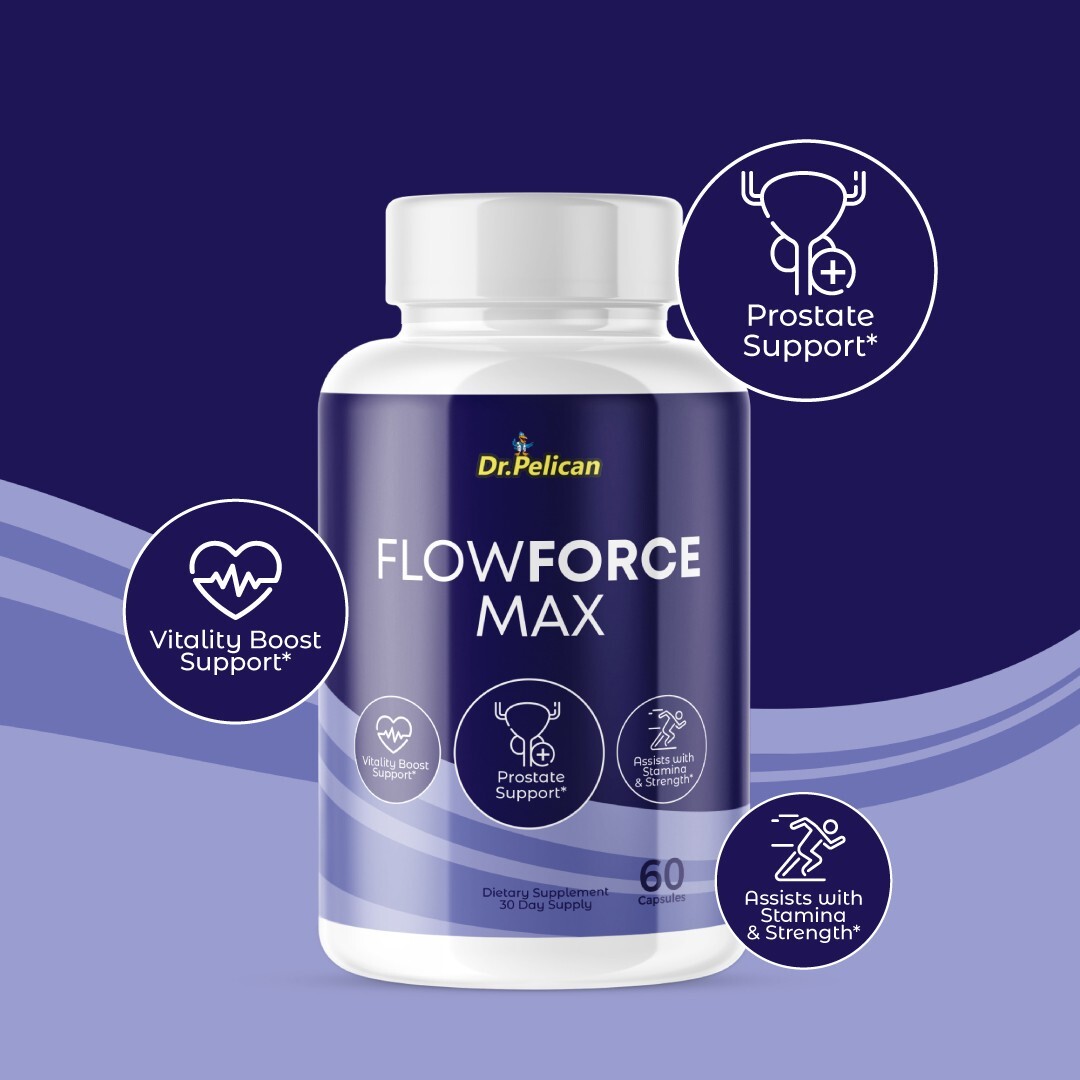 Flowforce Max- Prostate Support- 2 Bottles- 120 Capsules