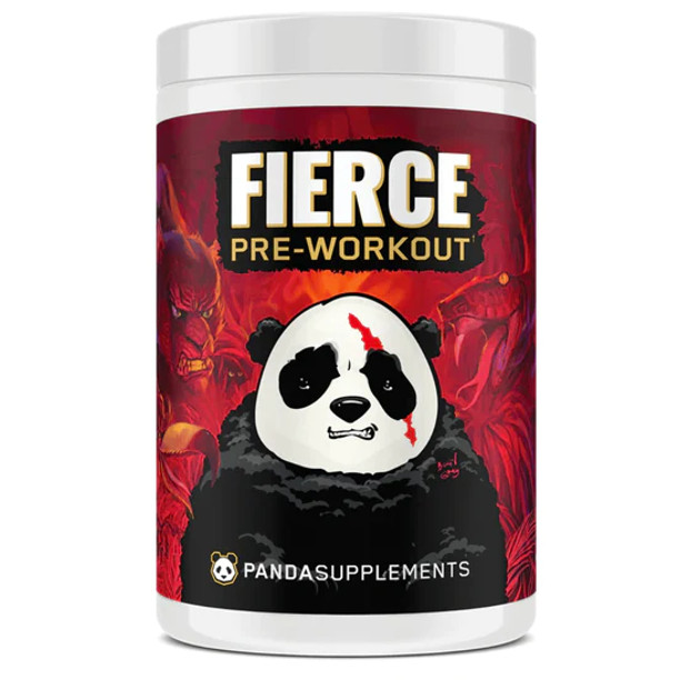 Panda Supplements FIERCE Pre-Workout Energy & Focus 30 Servings (Panda’s Blood)