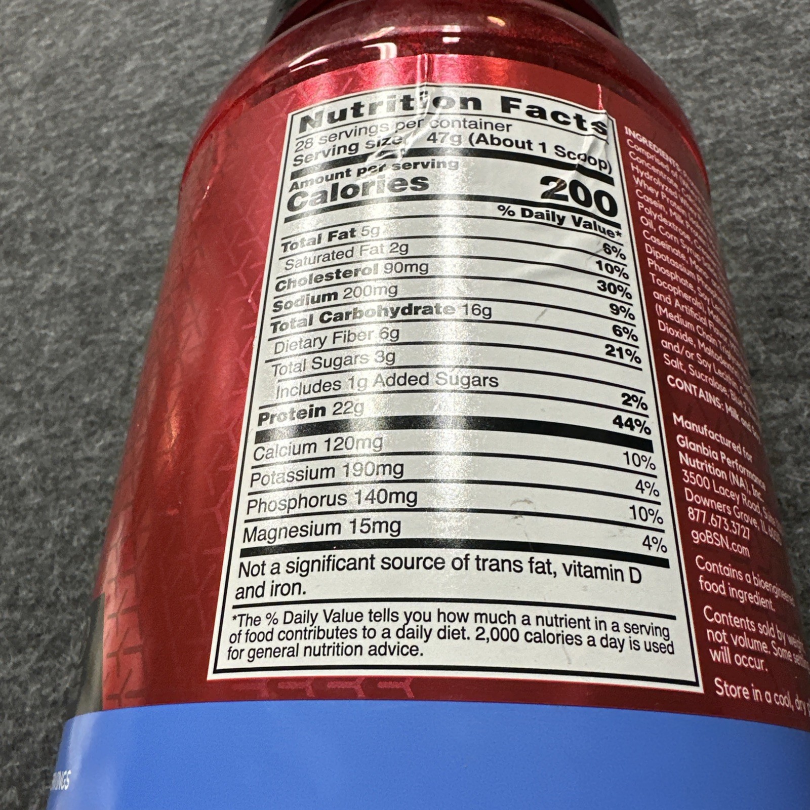 BSN Syntha-6 Protein Powder Blueberry Pancake 2.91 lb Tub Exp 8/2027