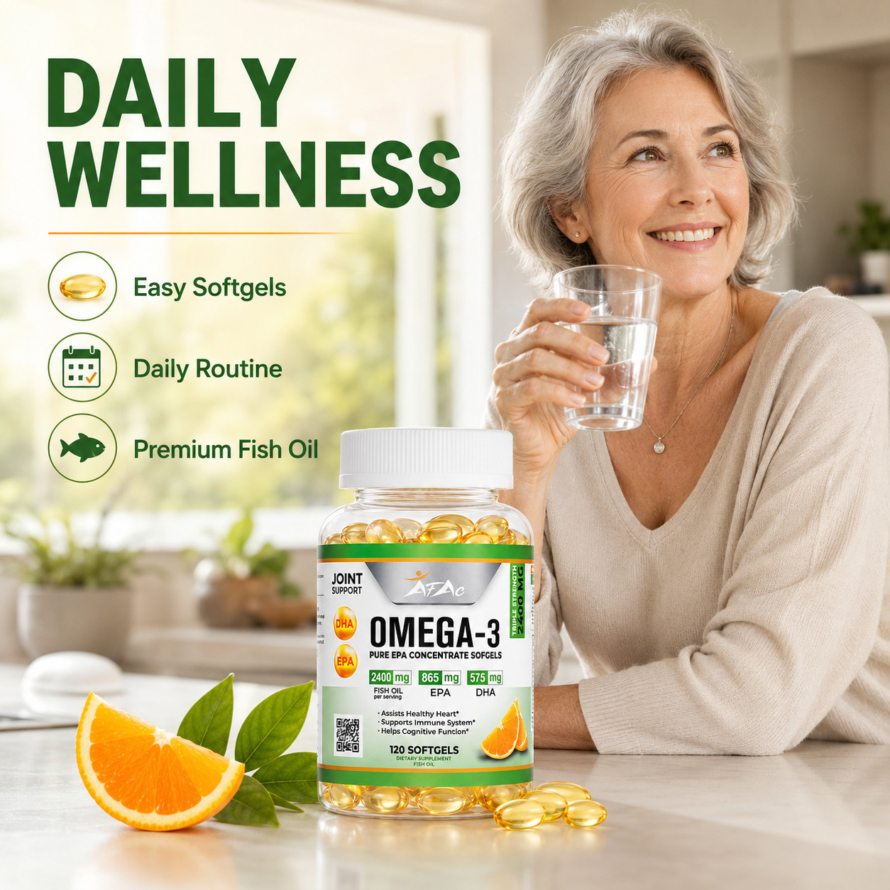 OMEGA 3 FISH OIL 1.000 MG ALFA 100 CAPSULES Omega3