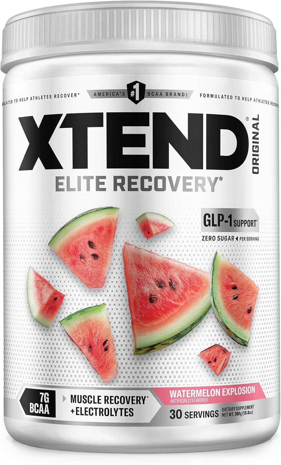 Xtend Original BCAA Powder 7G BCAA and 2.5G L-Glutamine, Sugar Free Post Workout