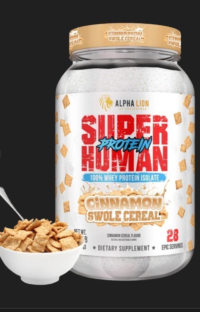 Alpha Lion Superhuman Protein 100% Premium Whey Isolate 28 Servings 5 Flavors