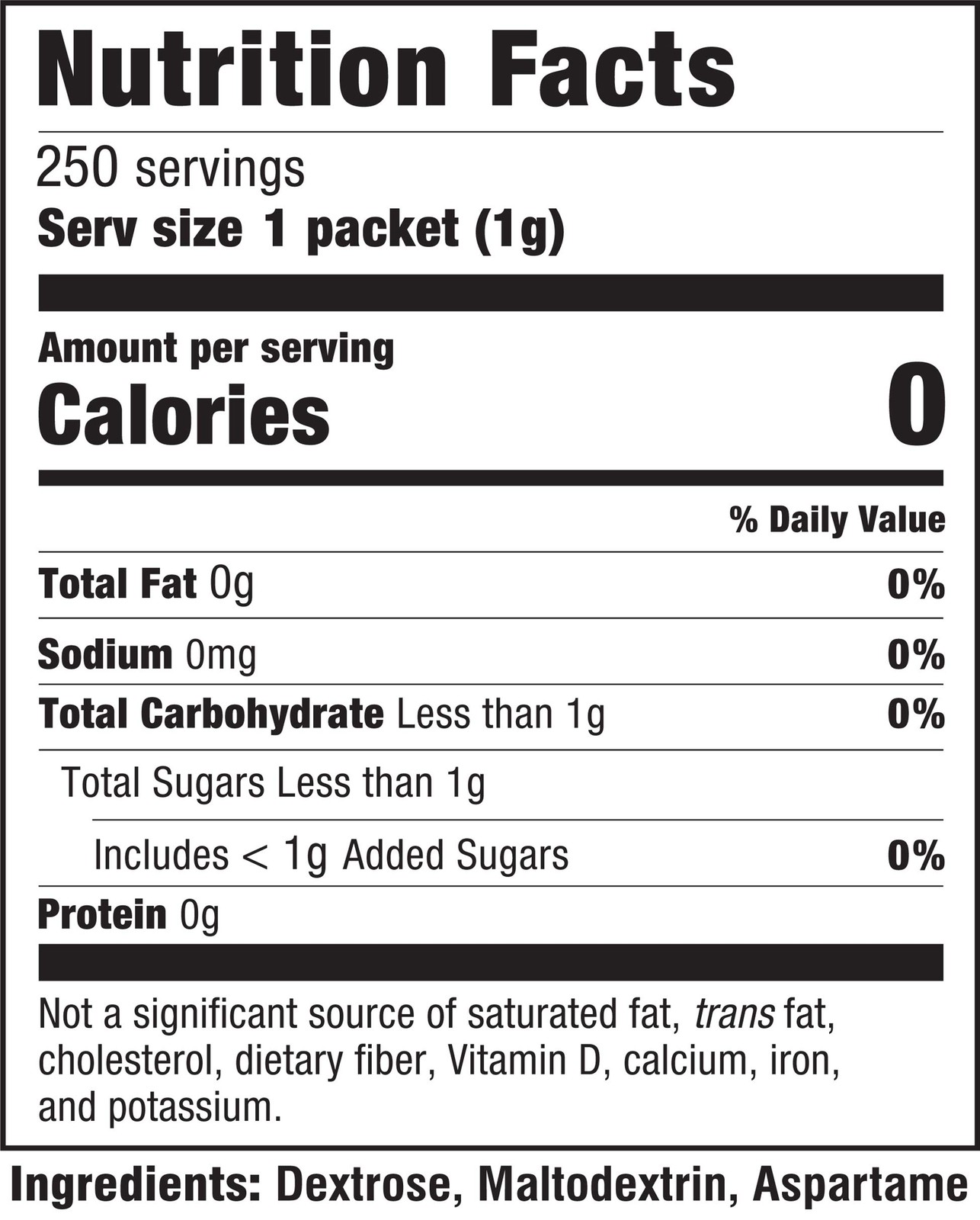 NatraTaste Blue Zero Calorie Sweetener, Bulk Sugar 8.82 Ounce (Pack of 8)