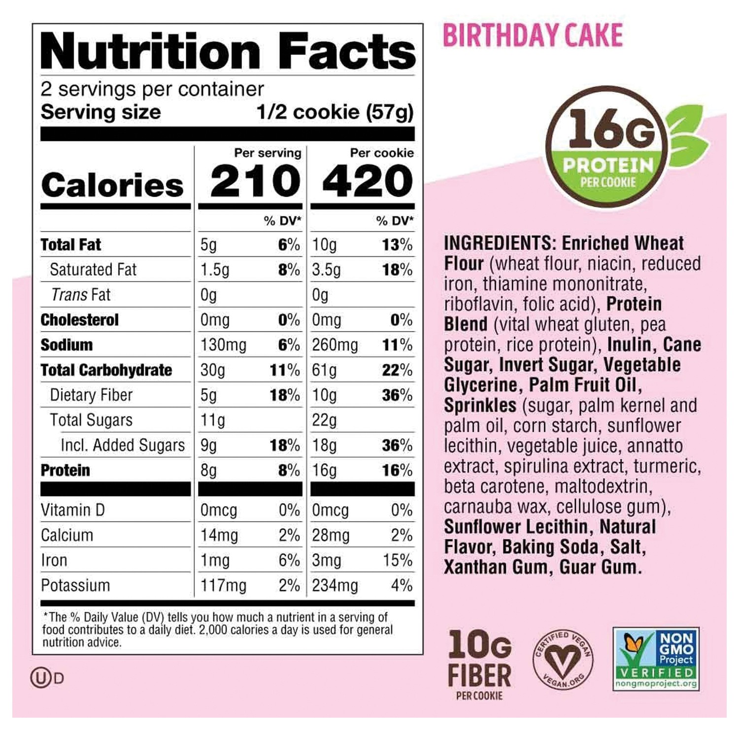 Lenny & Larry Complete Cookie: Birthday Cake Flavor – Indulge in Celebration!
