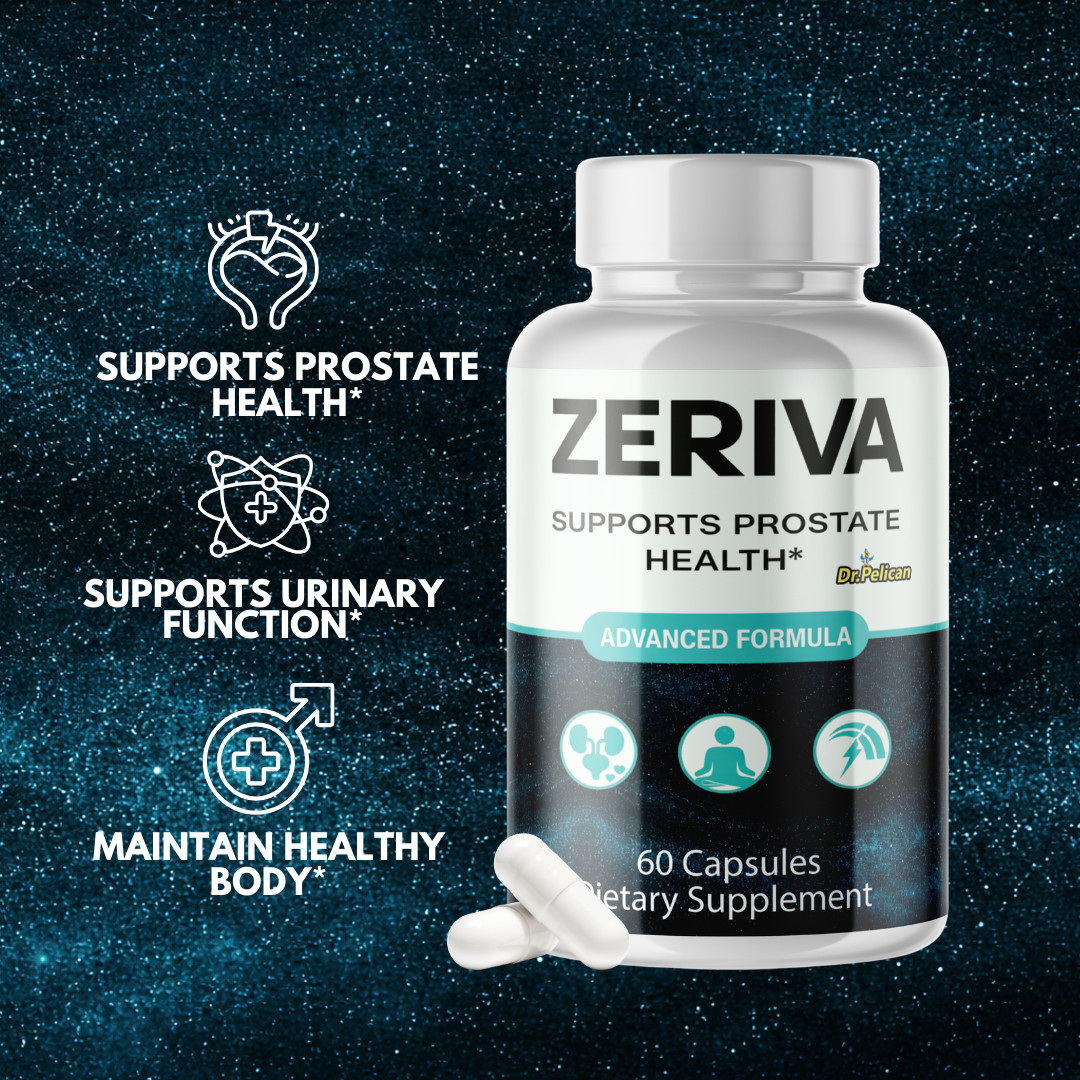 Zeriva- Prostate Support- 2 Bottles- 120 Capsules