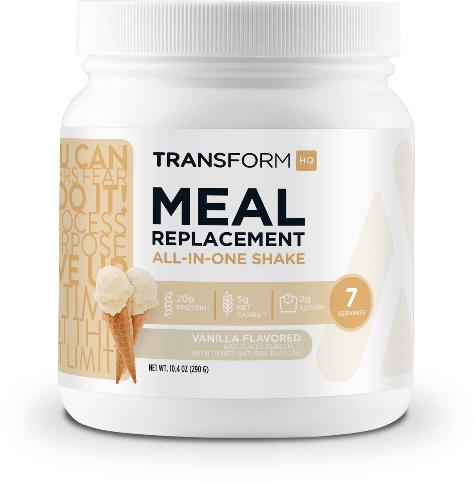 Transformhq Meal Replacement Shake Powder 7 Servings Vanilla – Gluten Non-Gmo