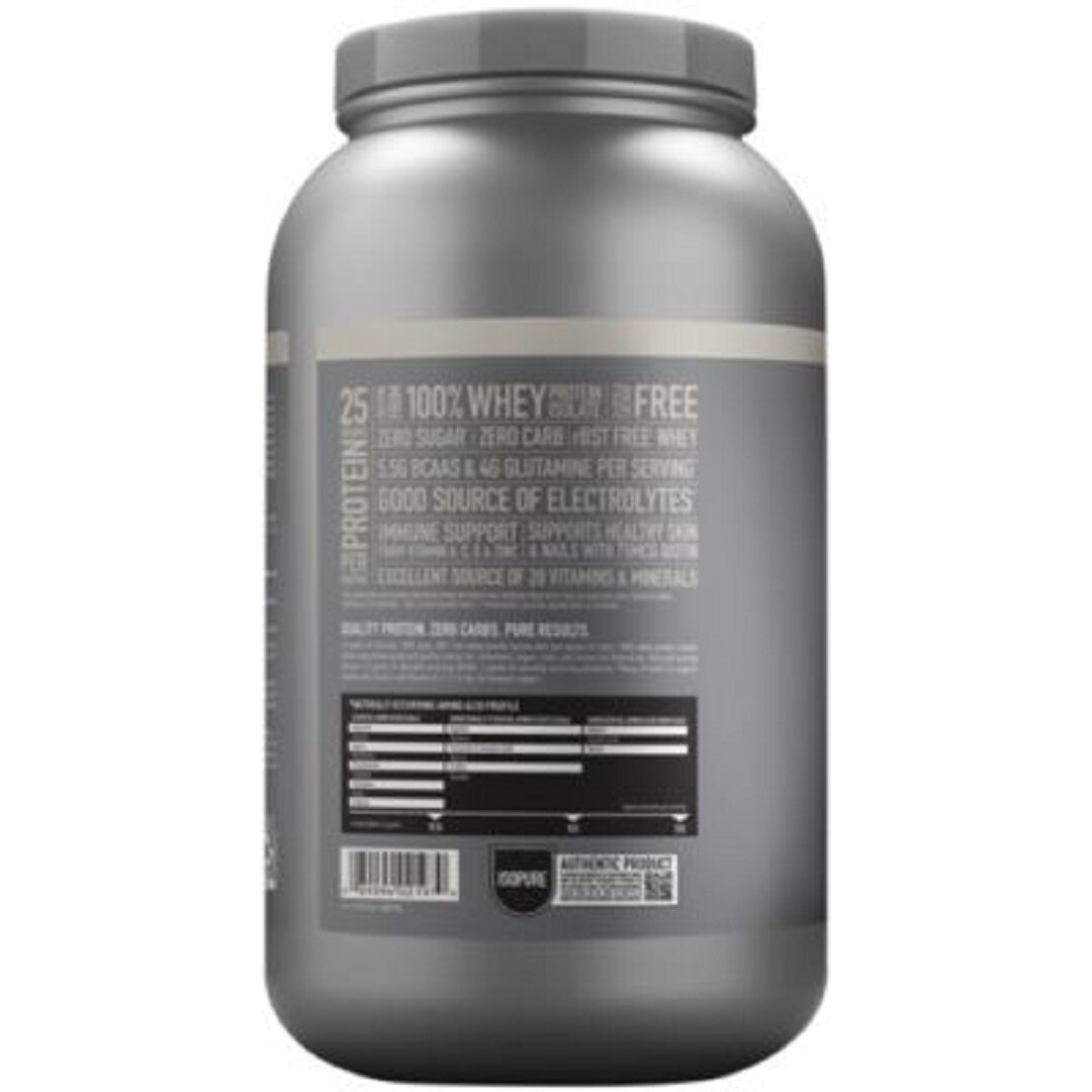 Zero Carb 100% Whey Protein Isolate – Cookies & Cream (3 lbs. / 44 servings)