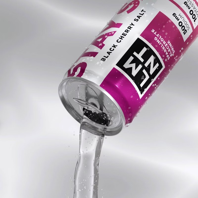 Zero Sugar Black Cherry Sparkling Electrolyte Drink – 4pk/12 fl oz Cans