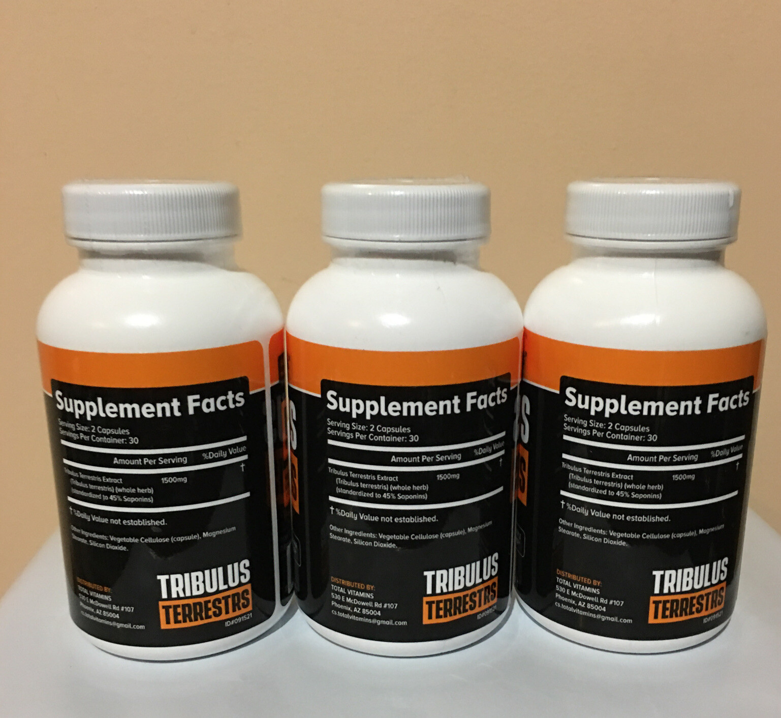 Tribulus Terrestris for Men & Women 1500mg Ultra Strength Enhance Energy Lot 3