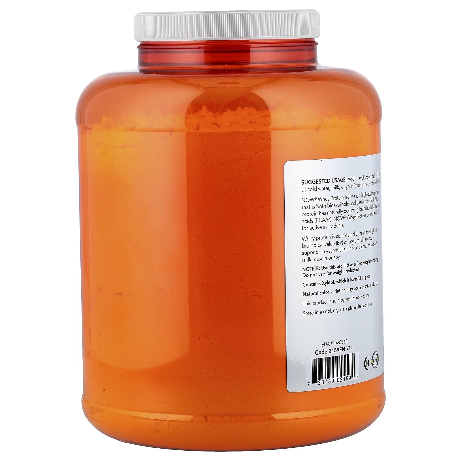 Foods Whey Protein Isolate Vanilla 5 Lbs Powder