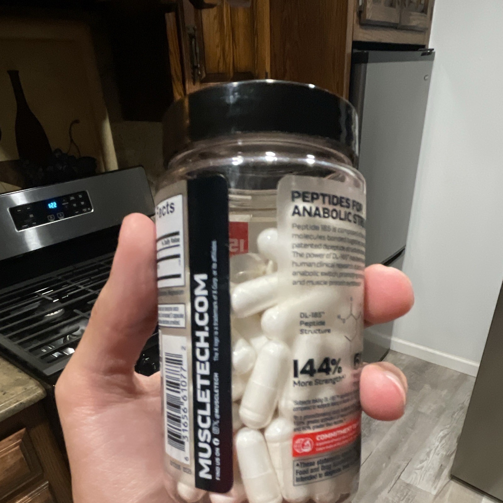 MuscleTech DL-185 Muscle Gain Capsules 2,000 mg 84 Count Bodybuilding