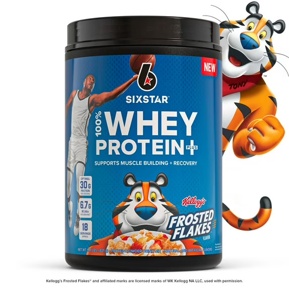 Six Star Pro Nutrition 100% Whey Protein Powder Plus 30g Protein 1.81 lbs