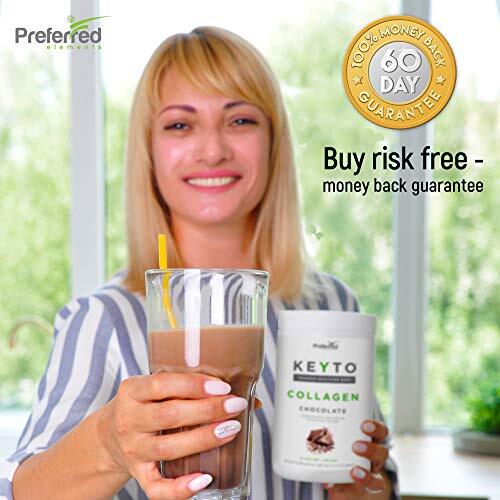 KETO MEAL REPLACEMENT Collagen Powder Supplement By PREFERRED ELEMENTS