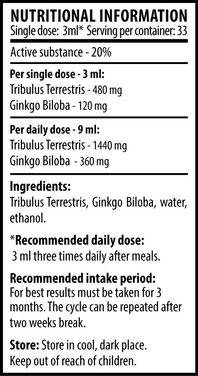 Tribulus terrestris and Ginkgo Biloba Testosterone booster Muscle Weight gainer