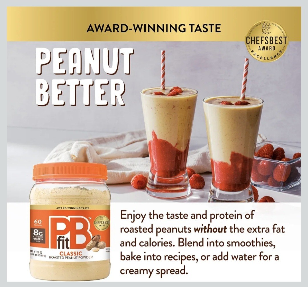 PB Fit Classic Roasted Peanut Butter Protein Powder ~ Shakes, Smoothies SEALED!