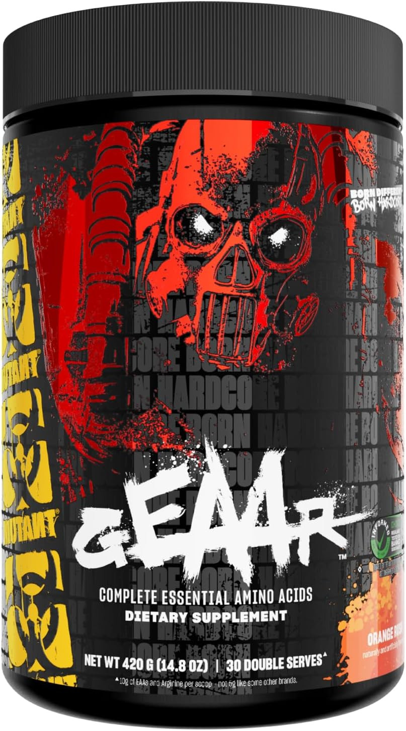 GEAAR – 9.4G of EAA Powder + Arginine, 7G Bcaas, 4G Leucine, Electrolytes, Cocon