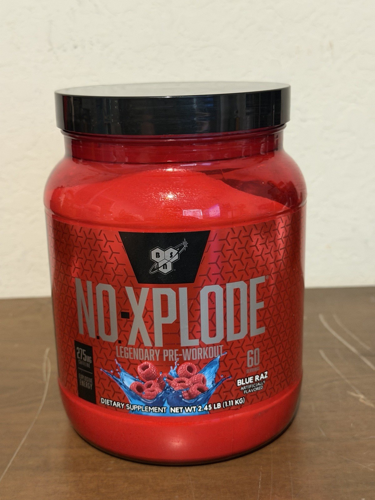 BSN NO XPLODE 3.3B BLUE RASPBERRY 2.45LB