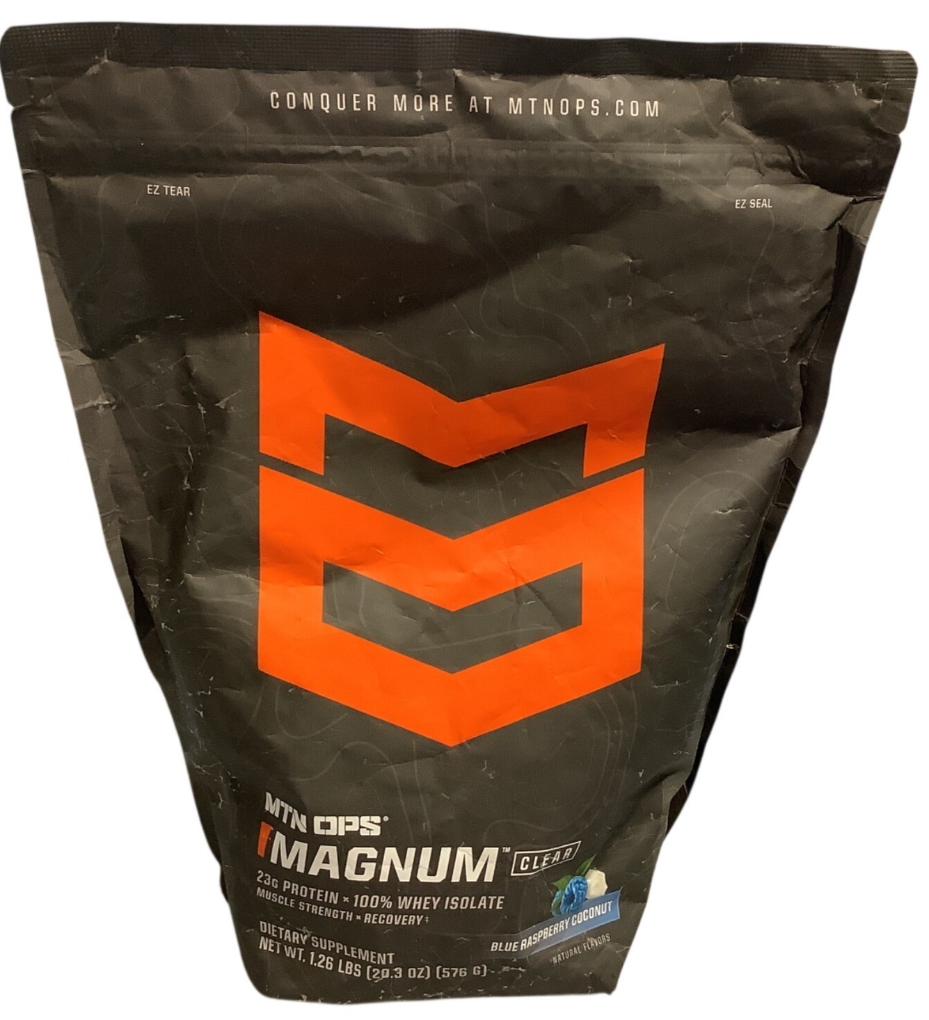 MTN OPS Magnum Clear Whey Protein Blue Raspberry Coconut 1.26 lbs