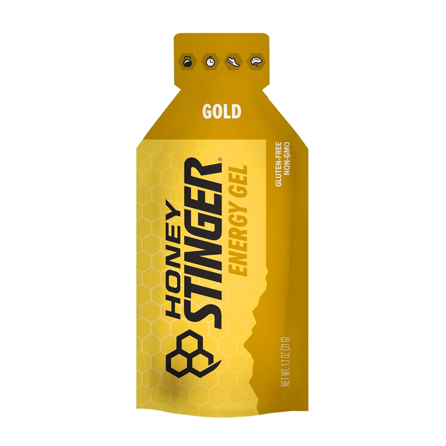 Honey Stinger Classic Energy Gel, Gold, Gluten-Free, Soy/Nut/Dairy-Free, 100 …
