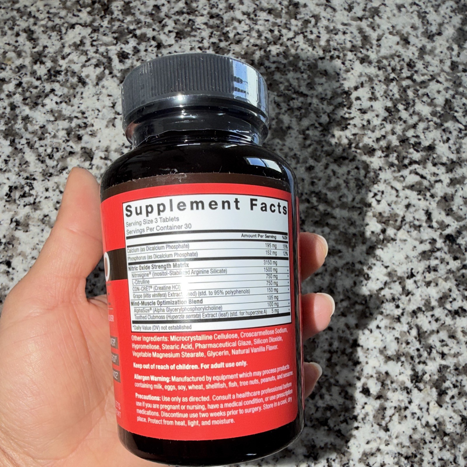 Force Factor Volcano Extreme Muscle Building Supplement Tablets, 90 Count