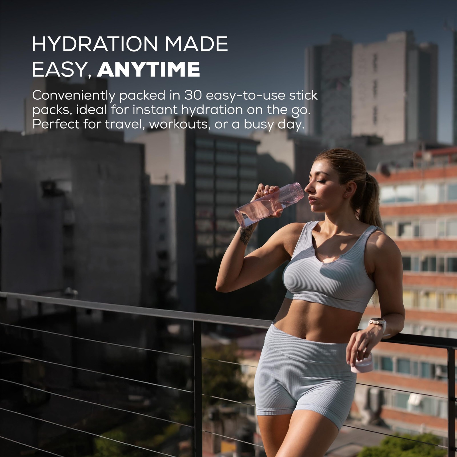 Pure Tribe Instant Hydration Electrolytes Powder Packets Magnesium Salt Zero