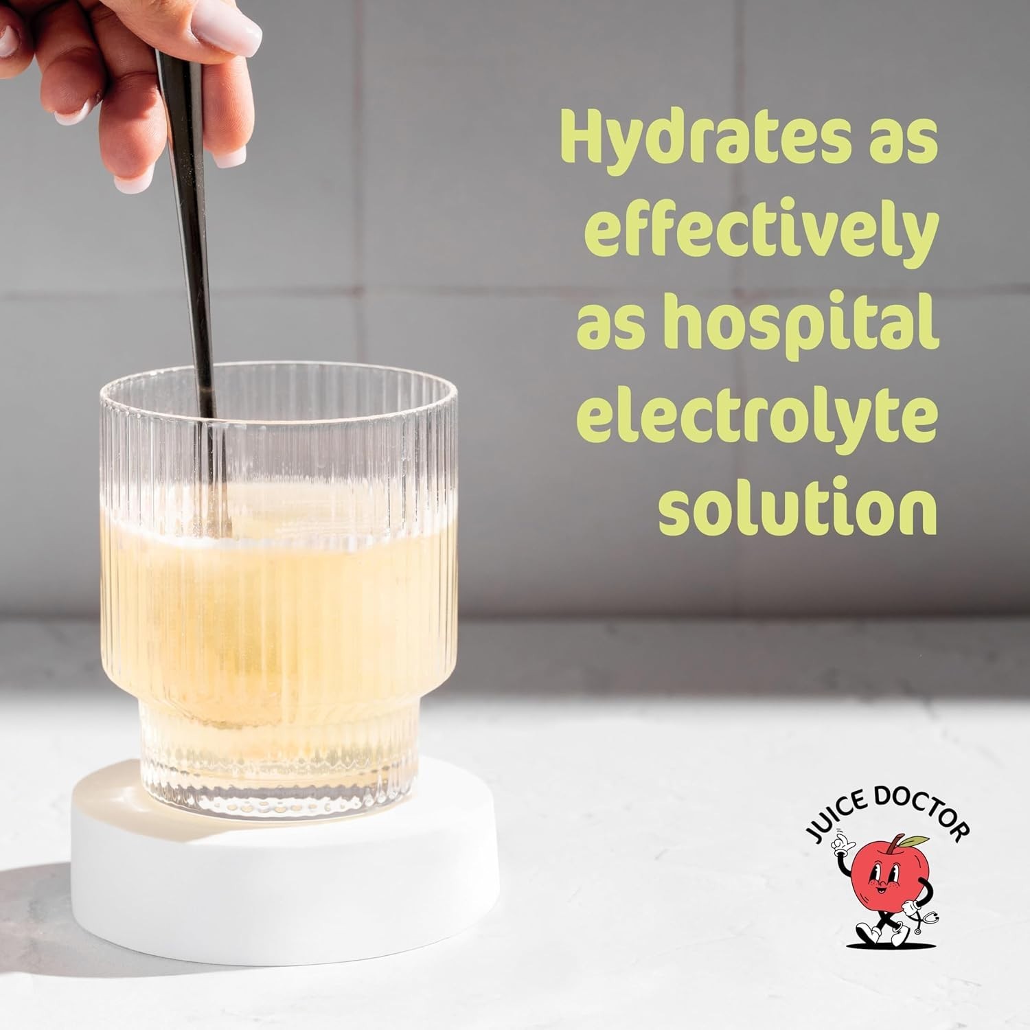 Hydration Powder Made with Apple Juice Powder, Magnesium Citrate, Vitamin D Fami