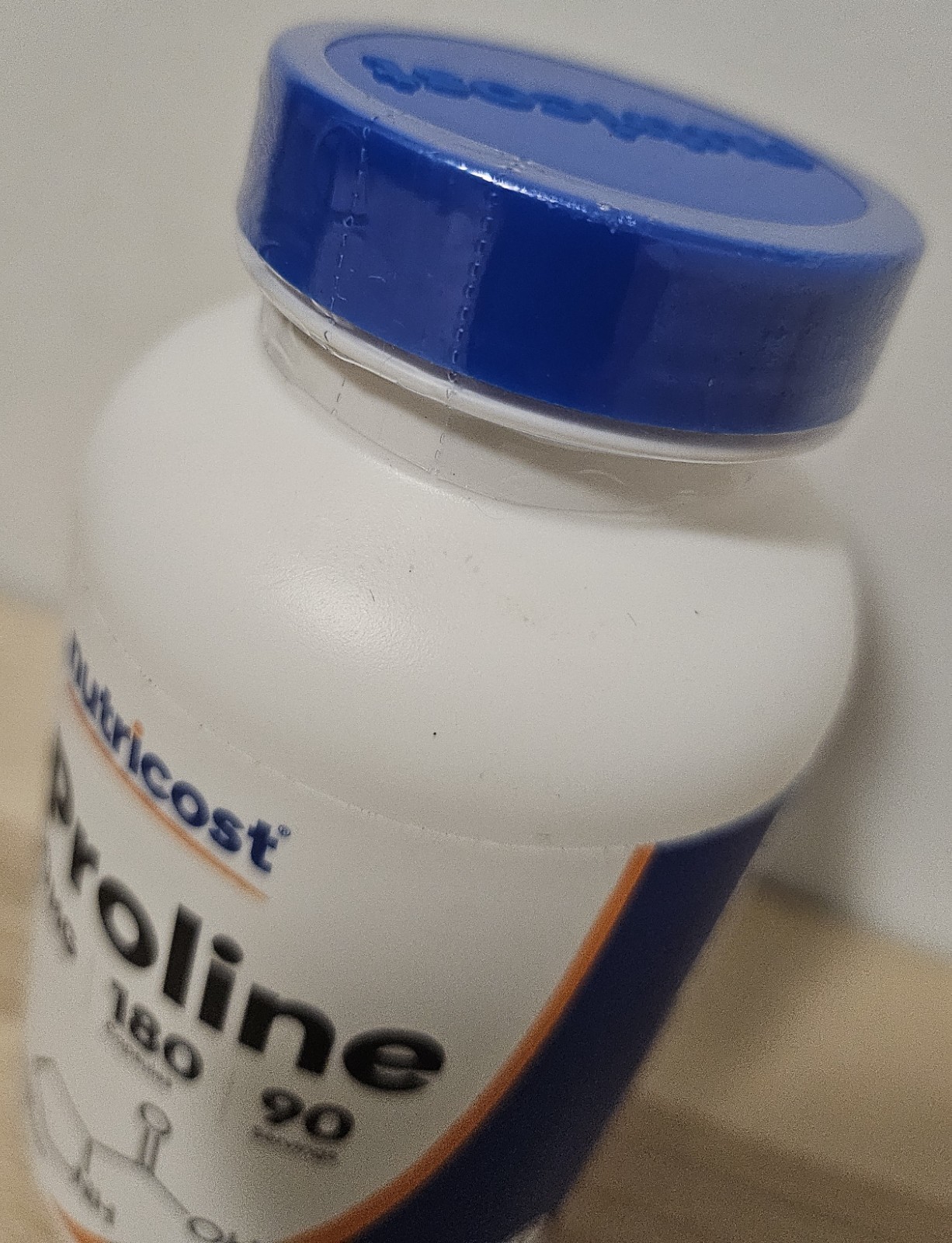 Nutricost L-Proline 1000mg, 180 Capsules (90 Servings) [EXP: 01/2028]