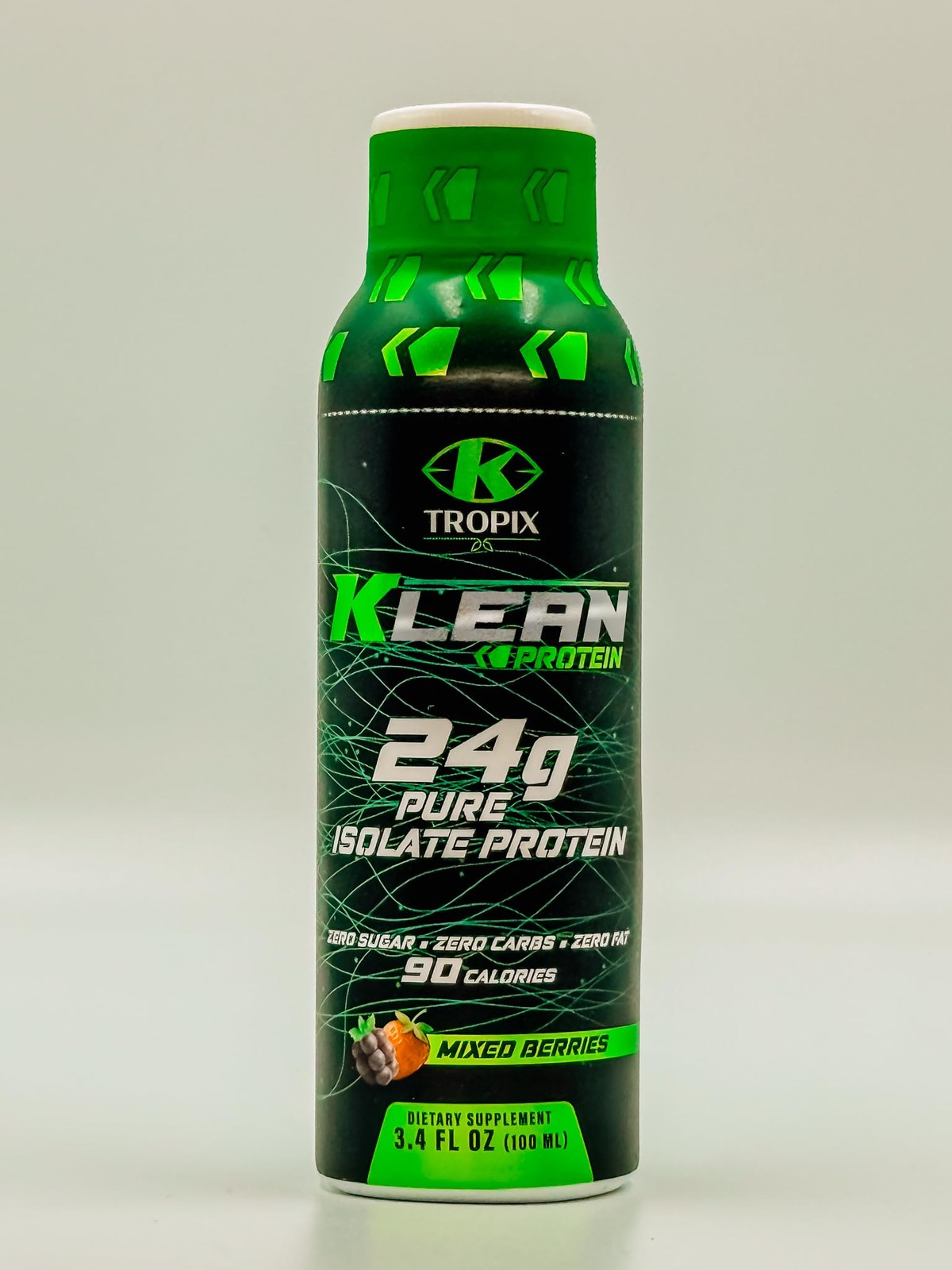 KTROPIX Klean Protein Shot – 24g Whey Protein Isolate, Zero Sugar, Zero Carbs
