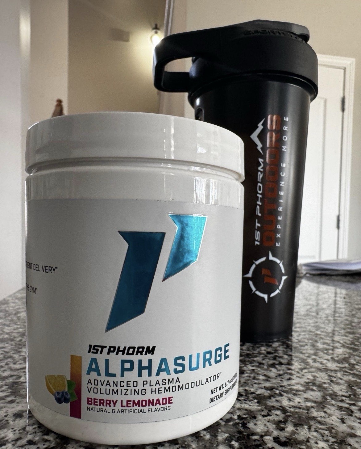 1st Phorm AlphaSurge Powder Dietary Supplement Berry Lemonade 6.7 oz (190g)
