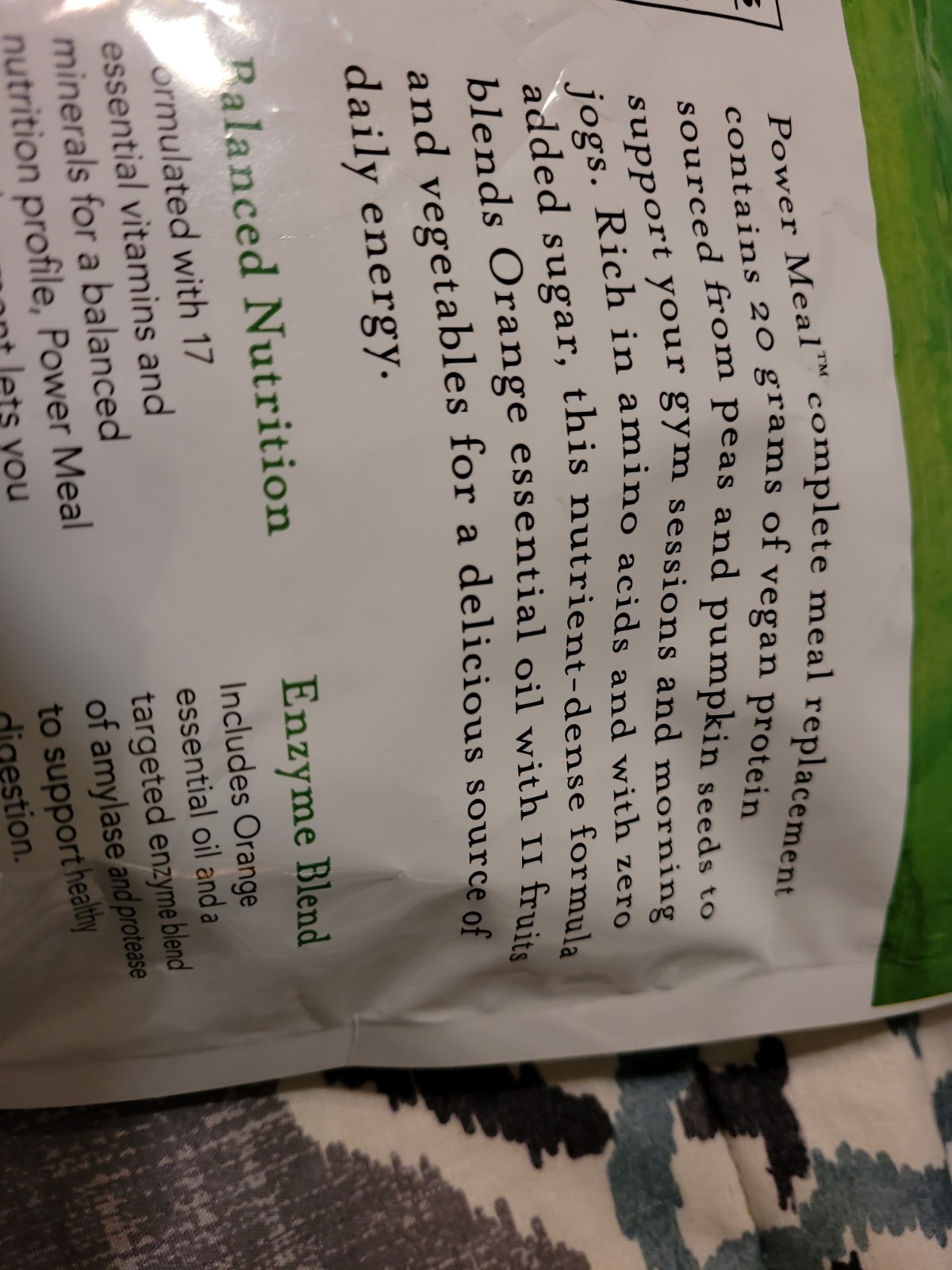 Young Living Essential Oils Power Meal Vegan Meal Replacement