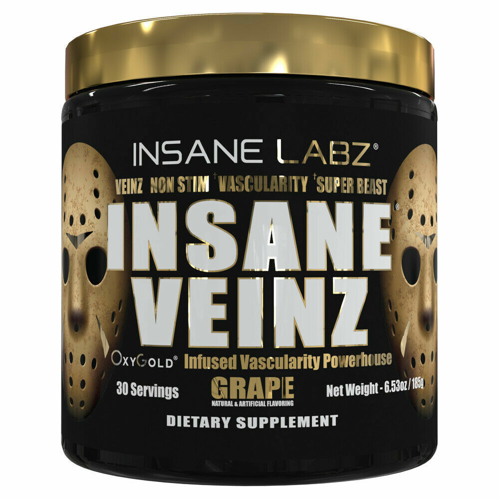 Insane Labz GOLD INSANE VEINZ Vascularity 30 Servings PICK FLAVOR