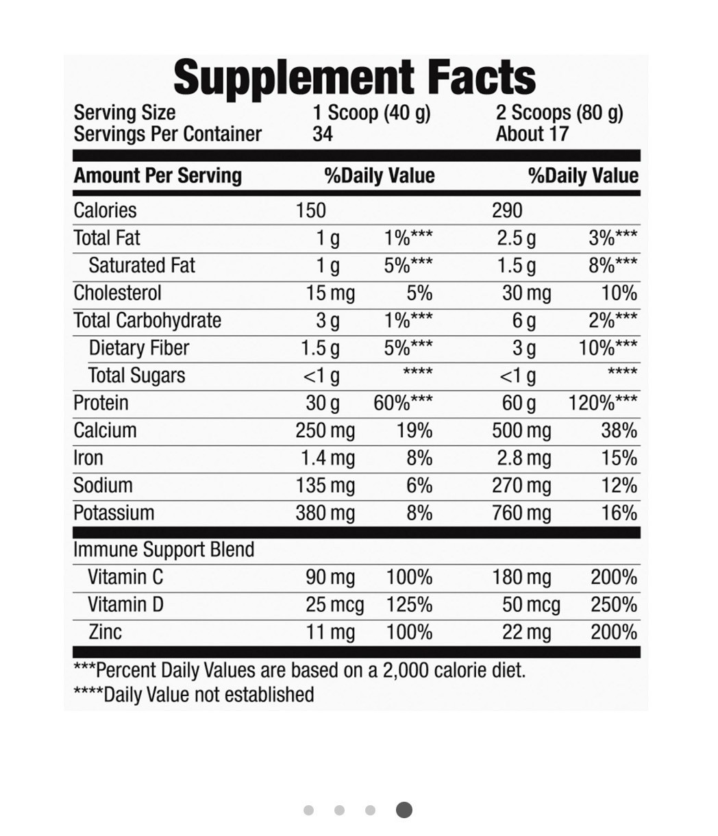 Body Fortress Isolate Protein Powder Chocolate 30g Protein 3lb Gluten-Free