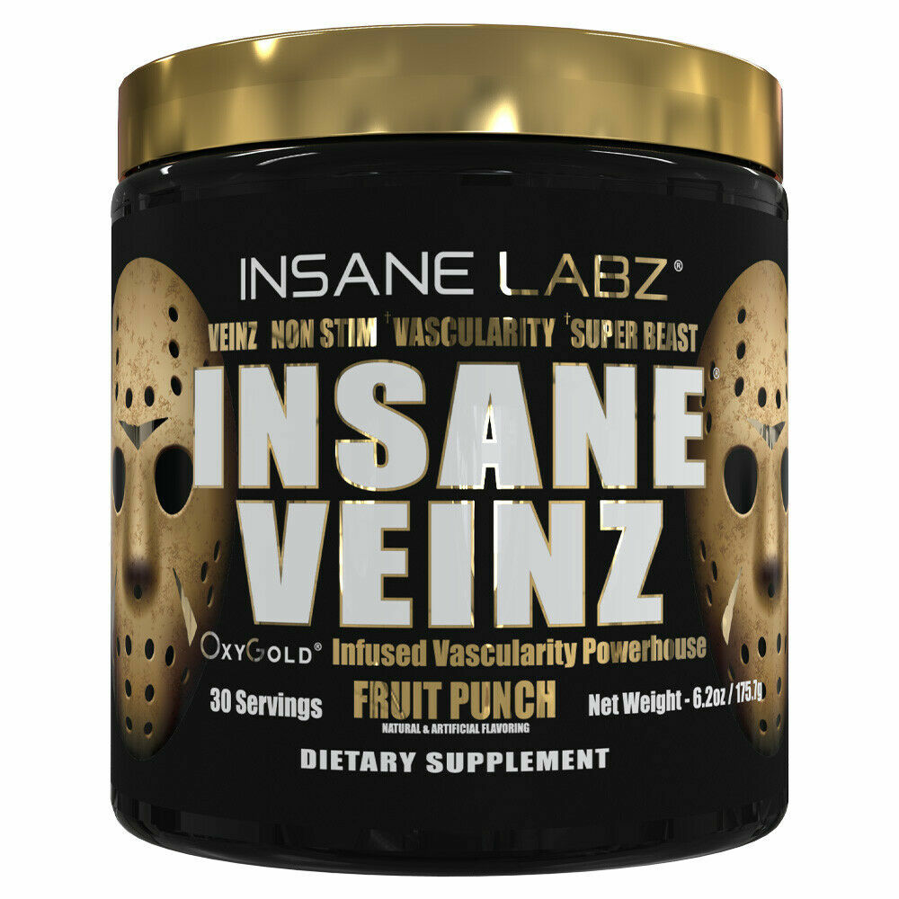 Insane Labz GOLD INSANE VEINZ Vascularity 30 Servings PICK FLAVOR