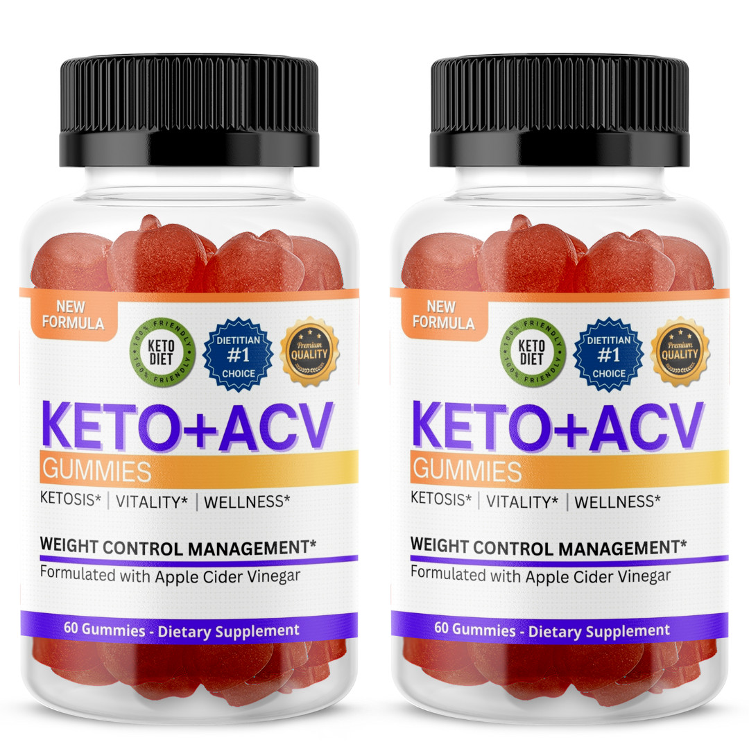 (2 Pack) Keto+ACV Gummies – Keto Apple Cider Vinegar Gummies