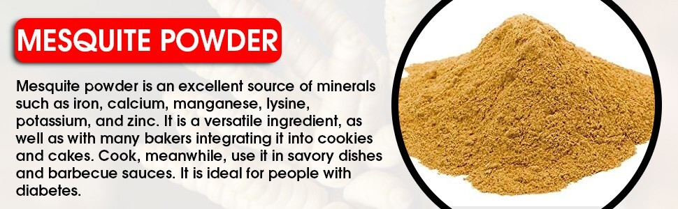 Mesquite Powder USDA Certified Organic Non GMO, Vegan Protein Superfood Natural
