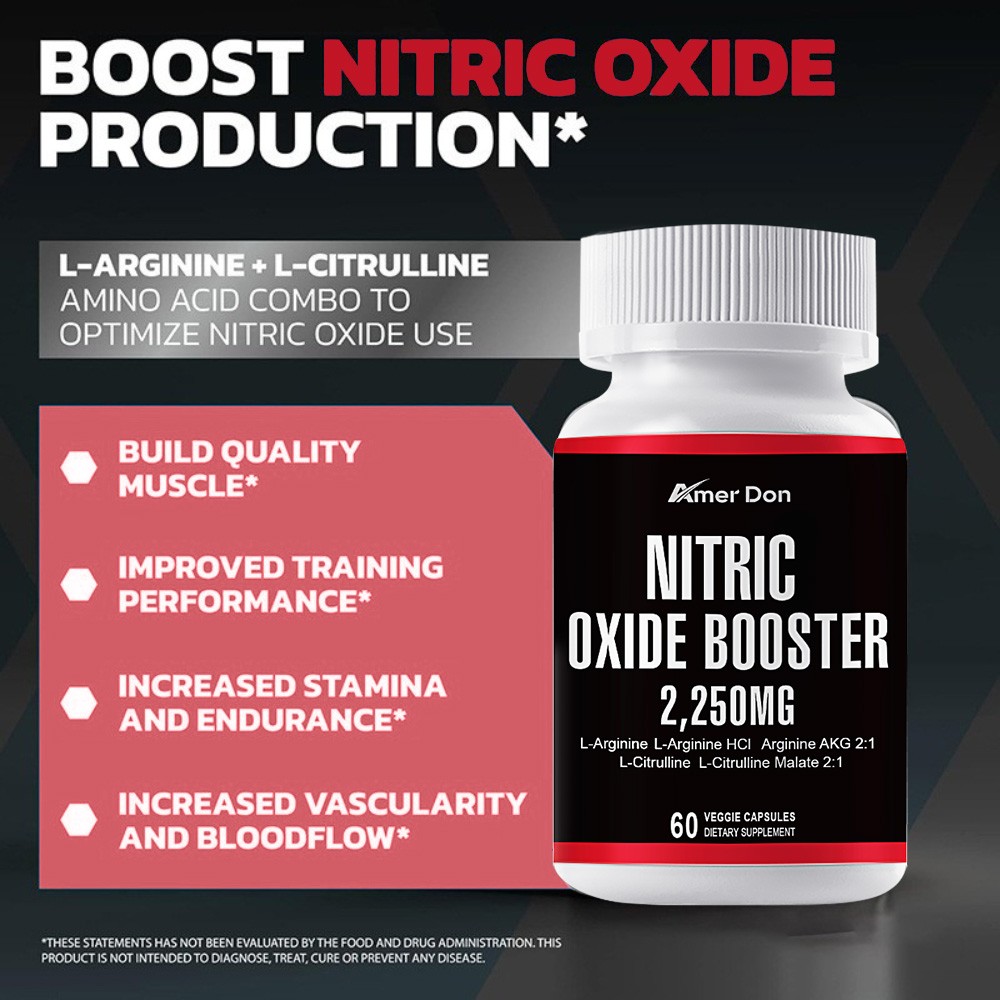 Nitric Oxide & Circulation Boost | L-Arginine, L-Citrulline, Extra Strength