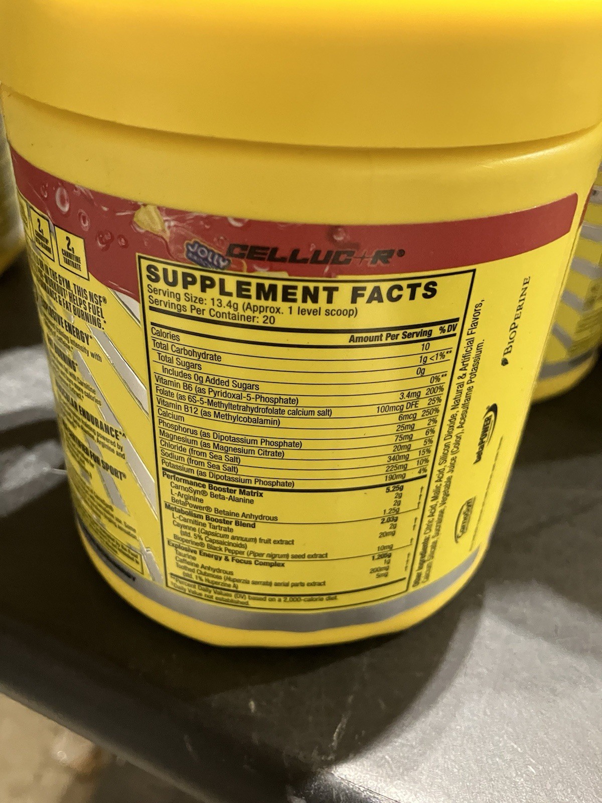 C4 Sport Ripped Pre Workout Powder Cherry / Jolly Rancher 9.5oz ( Lot of 12 )