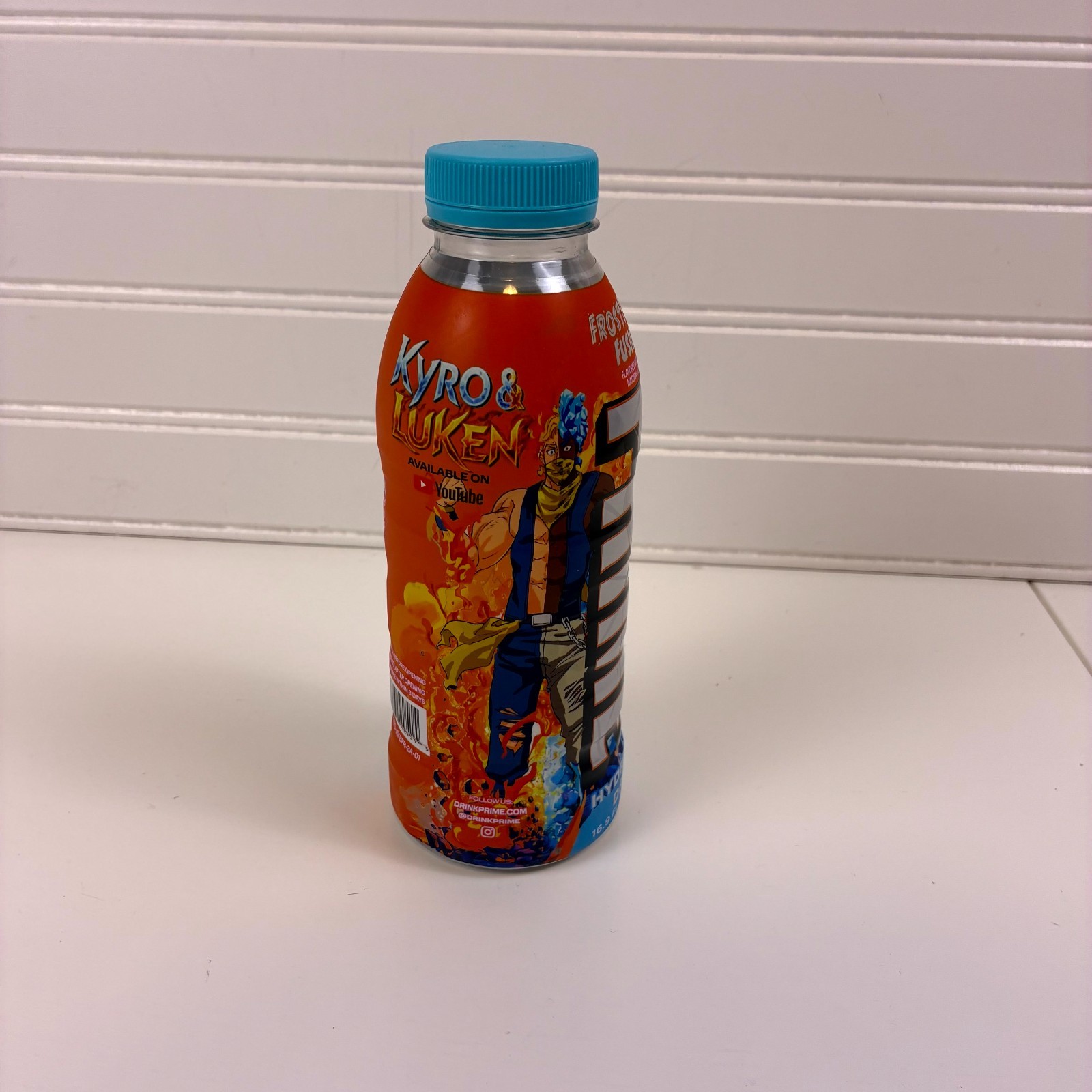 RARE Limited Edition Silver Kyro & Luken Prime Frostbite Fusion Hydration Drink