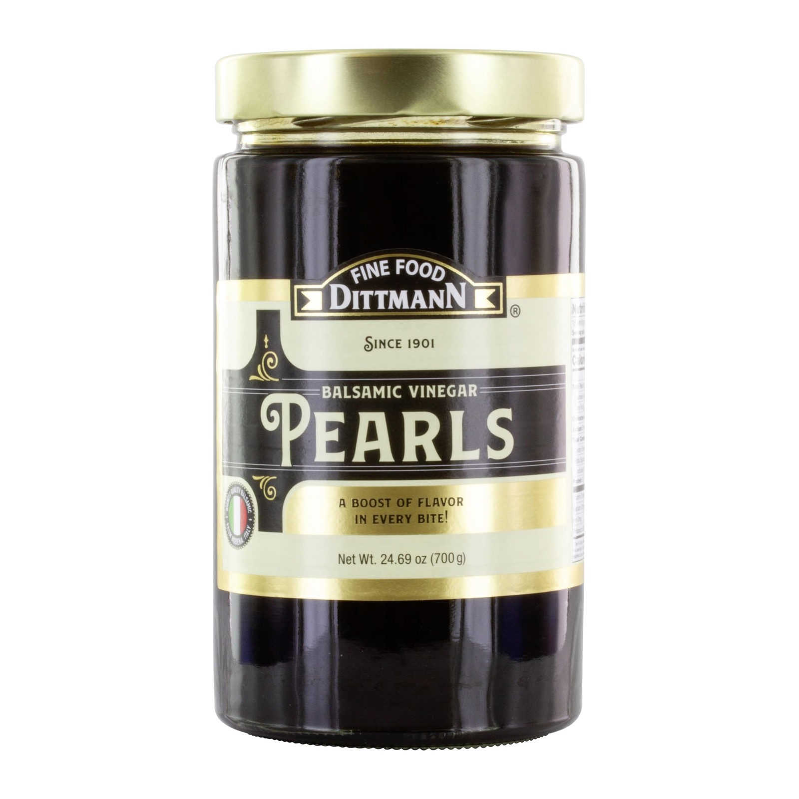 Balsamic Vinegar Pearls, 24.69 oz Jar – Rich Balsamic Vinegar Flavor from Mod…