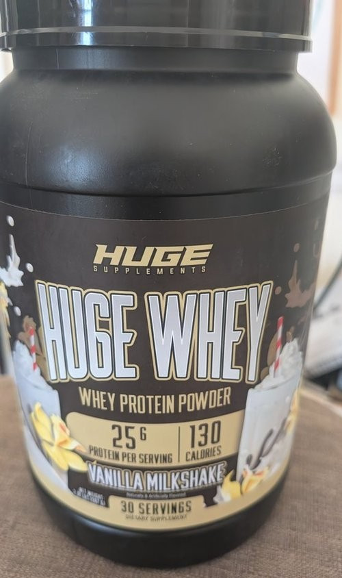 Huge Whey Protein Powder for Muscle Gain – 25g Protein – Vanilla Milkshake