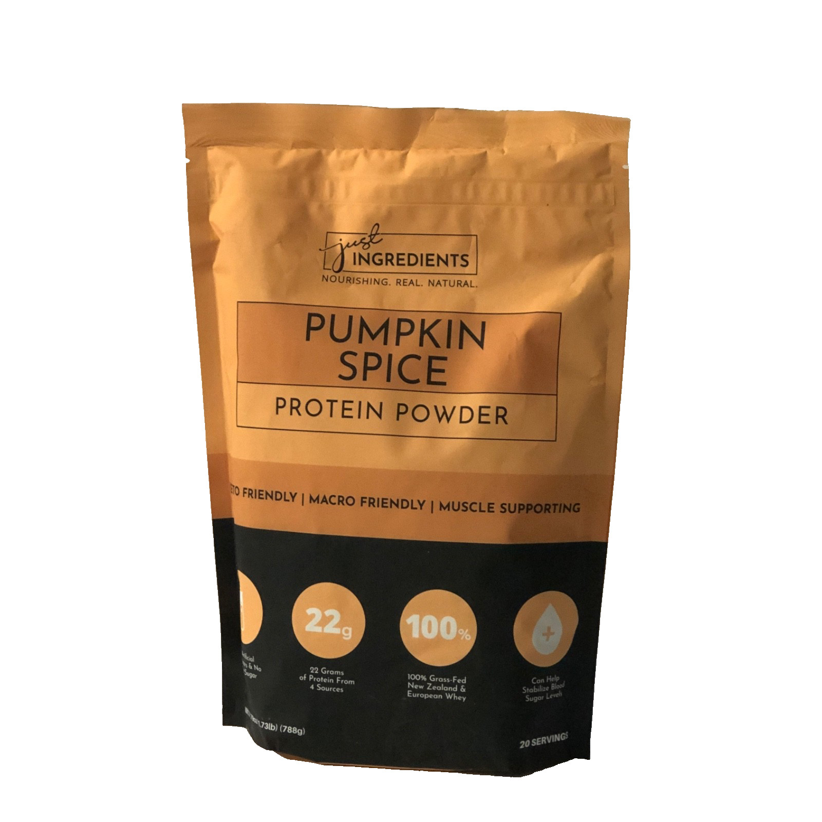 Just Ingredients — Strawberries & Cream Protein Powder, 2.2 Lbs