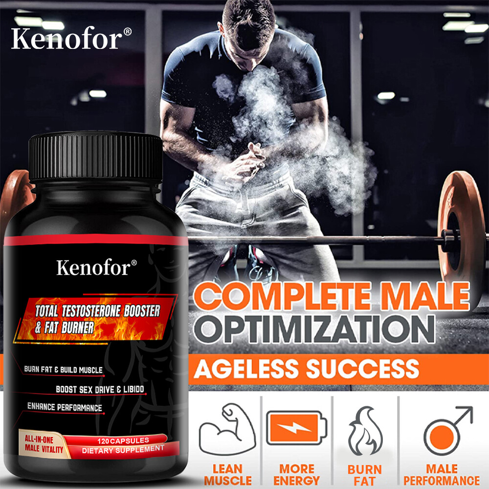 Total Testosteron Booster & Fat Burner Improve Muscle Strength Growth Libido