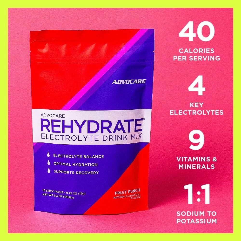 AdvoCare Rehydrate – Electrolyte Drink Mix – Includes 6.3 Ounce (Pack of 1)