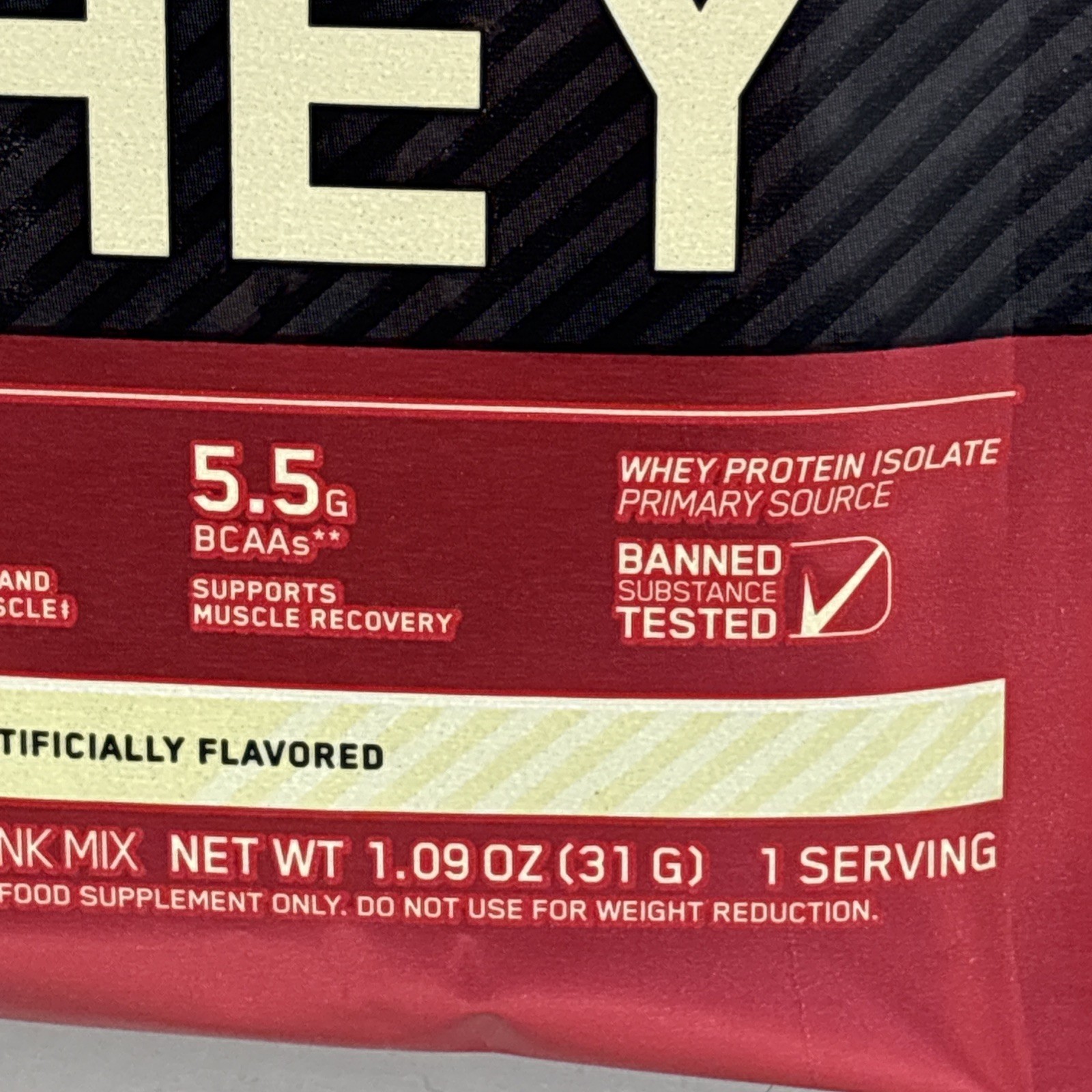 10X Optimum Nutrition Gold Standard 100% Whey Protein Powder 1 SERV VANILLA B95