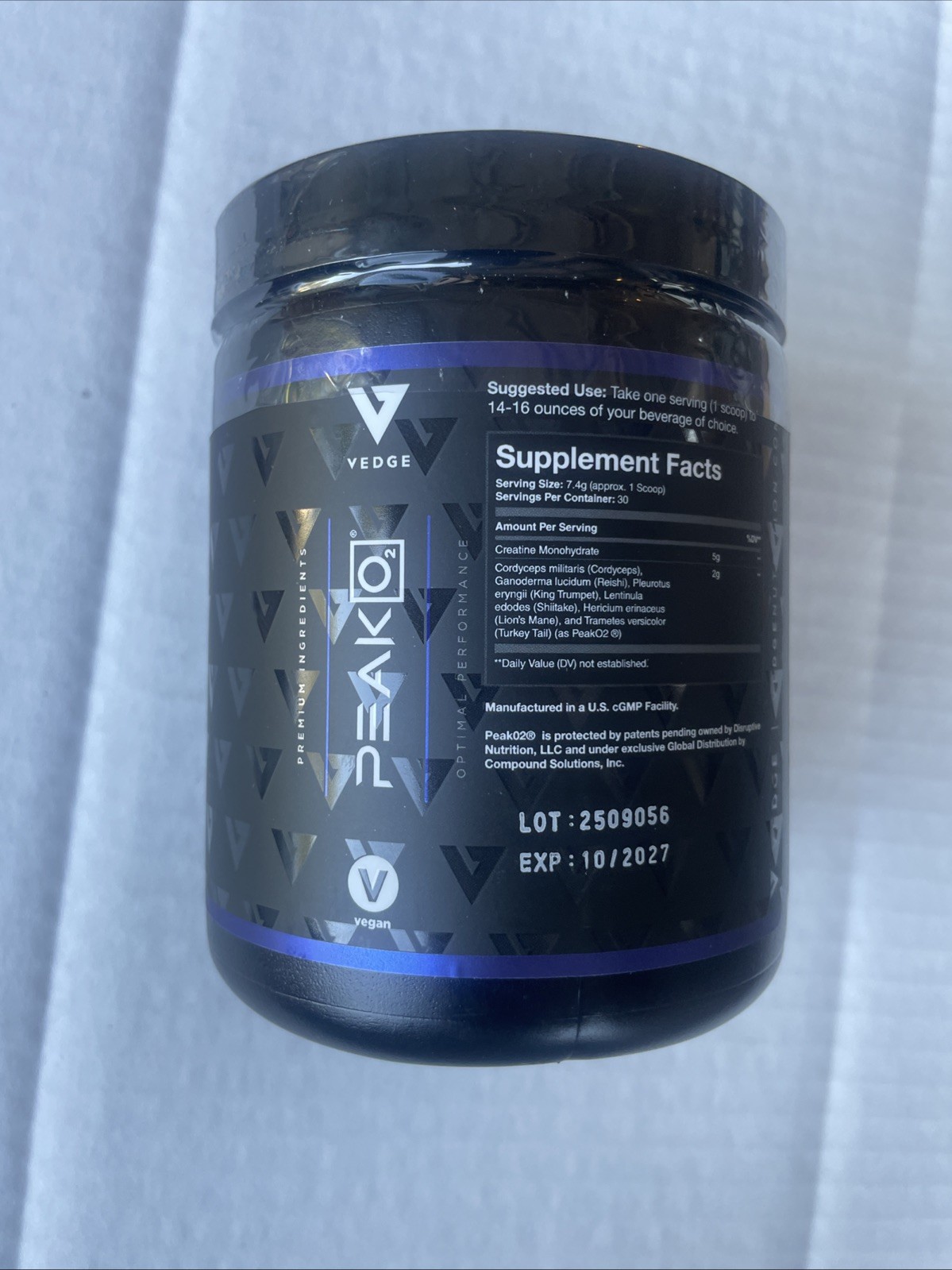 vedge Nutrition Creatine + | Vegan Plant-Based Creatine Monohydrate Powder | …
