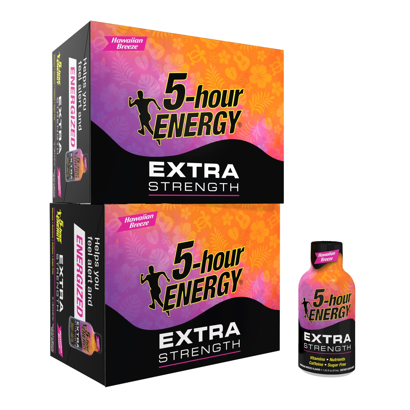 5-hour ENERGY Extra Strength Energy Shot | Hawaiian Breeze Flavor | 1.93 oz. …