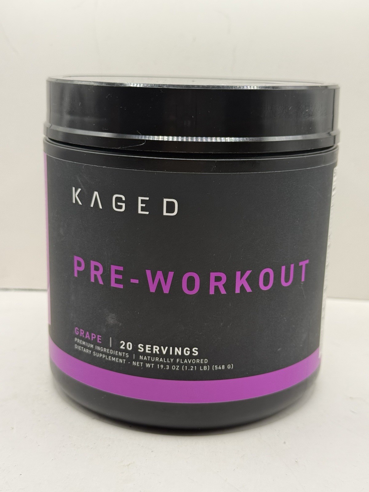 KAGED, Pre-Workout, Grape 1.21 lb (548g) – New!