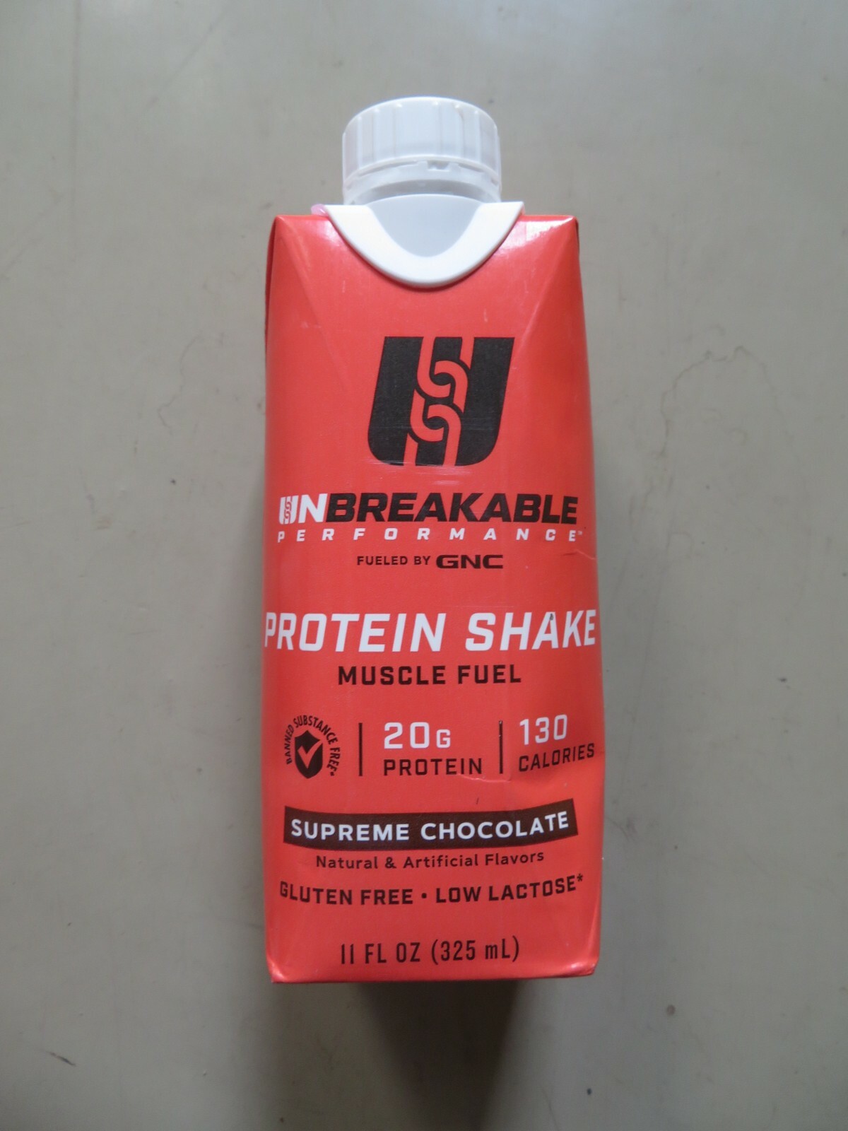 (12) GNC Unbreakable Performance Protein Shake Supreme Chocolate 11 Oz Each *D