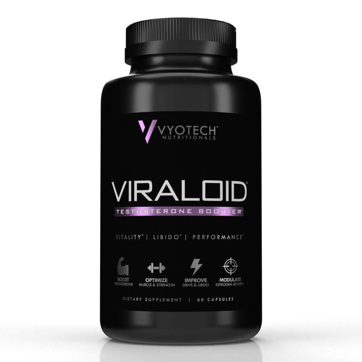 Testosterone Booster for Men Natural Energy Strength Libido Support 3 Pack
