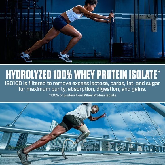 Dymatize ISO100 Whey Protein Isolate Cinnamon Cereal 20 Servings 25g Protein